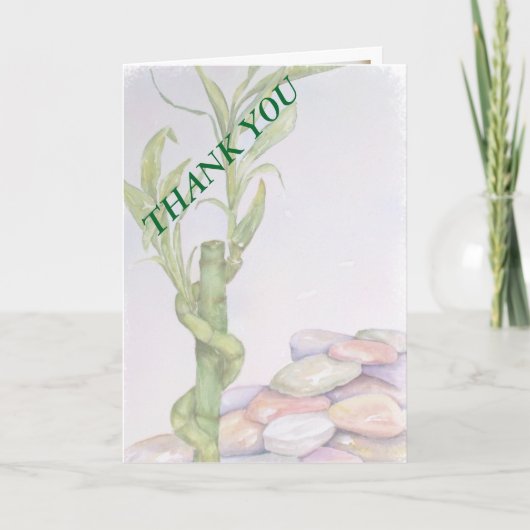 LUCKY BAMBOO DANK JE KAART (Voorkant)