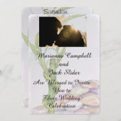 LUCKY BAMBOO FAIRE-PART DE MARIAGE PERSONNALISABLE (Devant / Derrière)