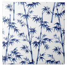 Lucky Bamboo Imari stijl blauw wit
