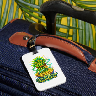 Lucky Bamboo Taslabel Welvaart Reisaccessoire Bagagelabel