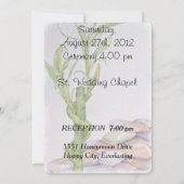 LUCKY BAMBOO  WEDDING INVITATIE KAART (Achterkant)