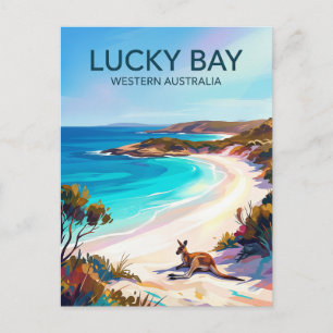 Lucky Bay Australië Briefkaart