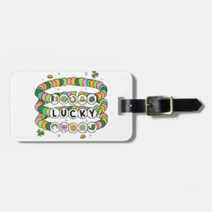 Lucky Beaded Armband St. Patrick's Day Design Bagagelabel