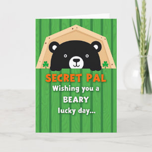 Lucky Beary Secret Pal Kaart