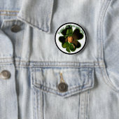 Lucky Ben Franklin St Patrick's Day Ronde Button 5,7 Cm (In situ)