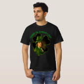 Lucky Ben Franklin St. Patrick's Day T-shirt (Voorkant volledig)