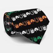 Lucky - Bier - Shamrocks Stropdas (Opgerold)