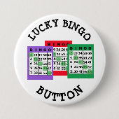 Lucky BINGO Button met Bingo-kaarten (Voorkant)
