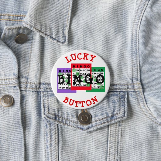 Lucky BINGO Button met Bingo-kaarten (In situ)