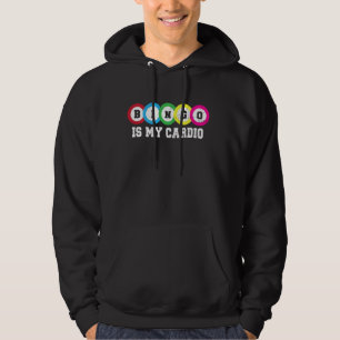 Lucky Bingo Game-spelers Citaat - Cardio-oefening  Hoodie