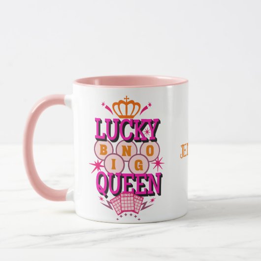 Lucky Bingo Queen/editable name Mok (Links)