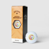 Lucky BIRDIE Parrot Golf Balls Golfballen (Verpakking)
