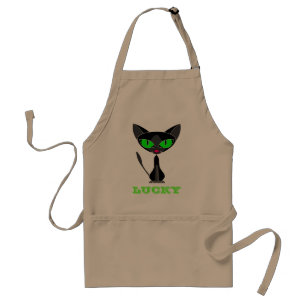 Lucky Black Cat Apron / Smock Standaard Schort