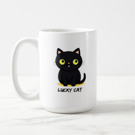 Lucky Black Cat Koffiemok
