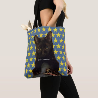 Lucky Black Cat w/sterren 2way Draagtas