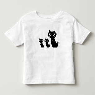 Lucky Black Cats Kinder Shirts