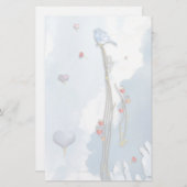 Lucky Bluebird! Briefpapier (Voorkant / Achterkant)