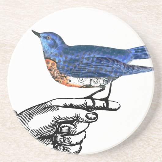 Lucky Bluebird Dessous de verre (Devant)