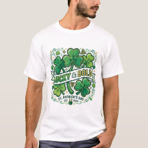 Lucky & Bold Shamrock St. Patrick's Day T-shirt