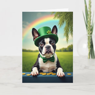 Lucky Boston Terrier Dag Kaart