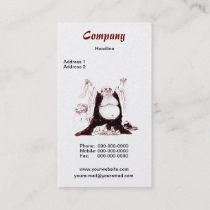 Lucky Bouddha Carte de visite