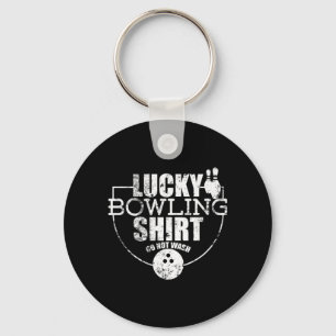Lucky Bowling Fun Gift voor Bowlers Sleutelhanger