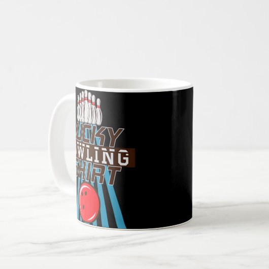 Lucky Bowling Koffiemok (Voorkant links)