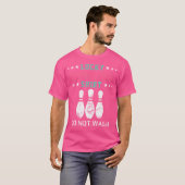 Lucky bowling voor vrouwen vrouw moeder of meisjes t-shirt (Voorkant volledig)