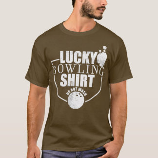 Lucky Bowling wast geen Funny Tenpin T T-shirt