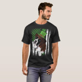 Lucky Boxer Dog St Patrick s Day T-shirt (Voorkant volledig)