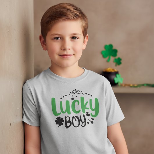 Lucky Boy St Patrick T-Shirt pour enfants