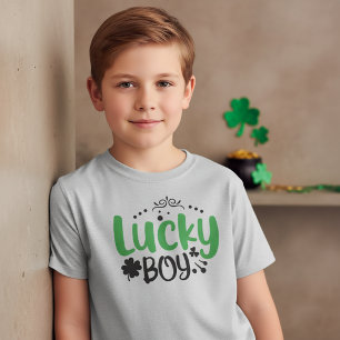 Lucky Boy St Patrick T-shirt voor kinderen