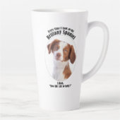Lucky Brittany Spaniel Latte Mok (Rechts)