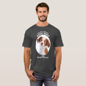 Lucky Brittany Spaniel T-shirt (Voorkant volledig)