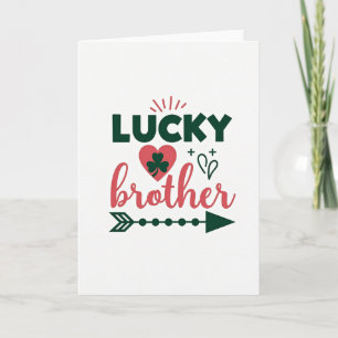 Lucky Brother Hartpatroonkaart Kaart