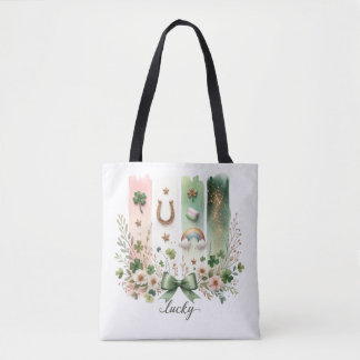 Lucky Brushstroke, St. Patrick's Day Totebag Draagtas