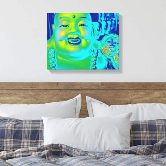 "Lucky Buddha" Canvas Afdruk (Insitu (Slaapkamer))