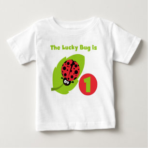 Lucky Bug 1e verjaardag T-shirts en geschenken