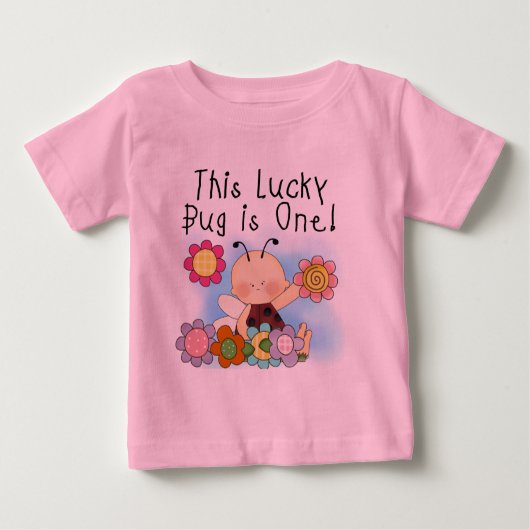 Lucky Bug 1st Birthday T-shirts en cadeautjes (Voorkant)