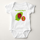 Lucky Bug 3e Verjaardag T shirten en geschenken Romper (Voorkant)