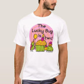 Lucky Bug Cupcake 2e Anniversaire T-shirts et cade (Devant)
