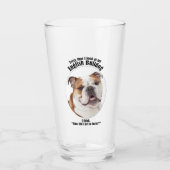 Lucky Bulldog Glas (Voorkant)