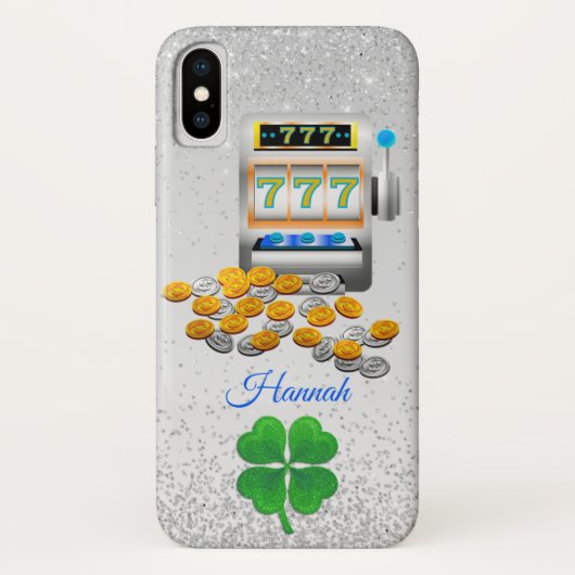 Lucky Casino persoonlijke Case-Mate iPhone Case (Achterkant)