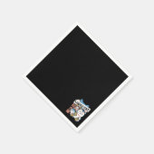 Lucky Cat Art – Maneki Neko with Gold Coin Servet (Hoek)