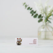 Lucky Cat Carte de visite (Debout devant)