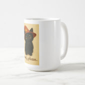 Lucky Cat Emi – Begging Pose Witch Cat Mug (Devant droit)