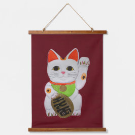 Lucky Cat Feng Shui Wall Hangend Wandkleed