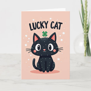 Lucky Cat Goed Geluk Kaart