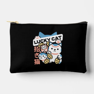 Lucky Cat Kunst – Maneki Neko met gouden munt Etui