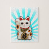 Lucky Cat (Maneki-neko) Legpuzzel (Verticaal)